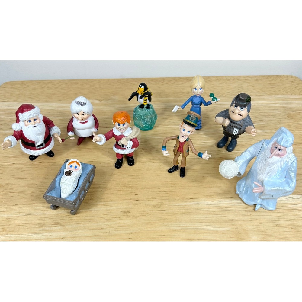 VTG 2004 Rankin Bass Santa Claus Is Comin To Town Figures Lot/9 Winter Warlock